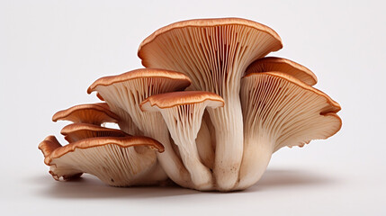 mushrooms isolated on white. 