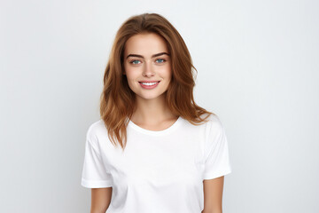 Woman portrait made with Generative AI technology