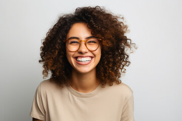 Woman portrait made with Generative AI technology