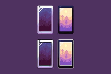 Pixel Art Phones