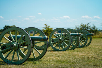 Fototapeta na wymiar Canons - Battle of Waterloo