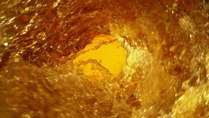 Super Slow Motion Shot of Whisky or Cider Vortex at 1000 fps. - Powered by Adobe