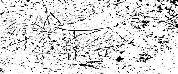 Scratched Grunge Urban Background Texture Vector. Dust Overlay Distress Grainy Grungy Effect. Distressed Backdrop Vector Illustration. Isolated Black on White Background. EPS 10.
