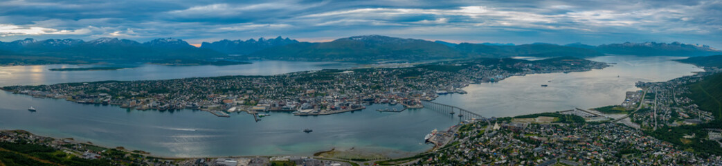 Fototapeta premium Tromsø cityscape, Troms of Finnmark, Norway
