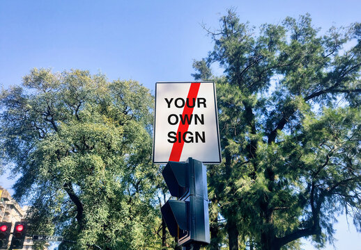 Traffic Sign Mockup