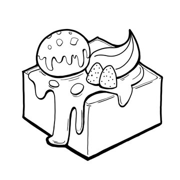 recommend clip art: Honey toast line