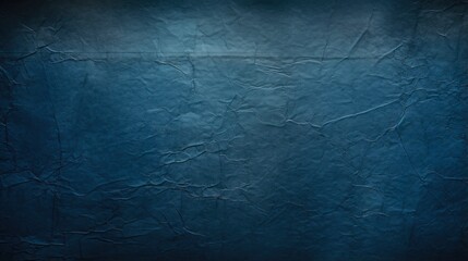 Detail of dark blue paper texture. Clean and blank sheet of textured material for samples and backgrounds
