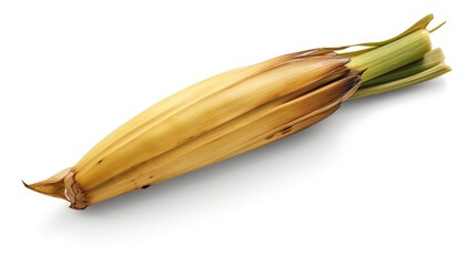 Bamboo shoots Bambusa vulgaris on White background, HD