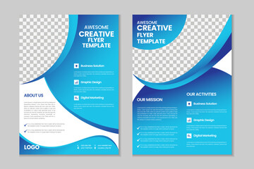 Corporate book cover design, flyer template design set, business brochure, design elements, annual report, portfolio, magazine, poster, modern presentation, a4 size banner template design