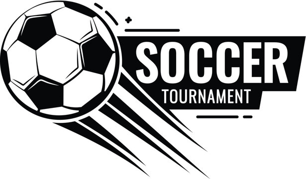 Soccer ball football tournament icons. Symbol or emblem. vector illustration
