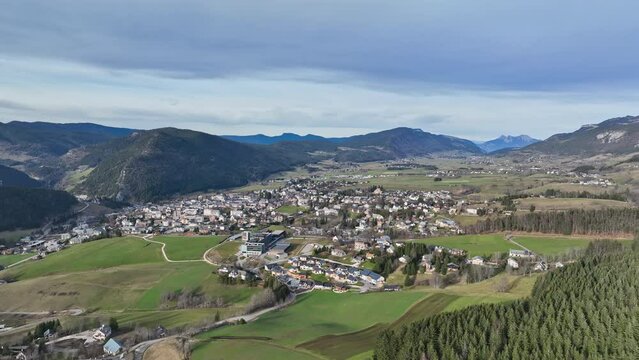 Over Villard: Geological wonders, seasonal shifts, and alpine economy.
