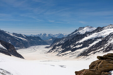 Aletsch Glacier from Junfraujoch
