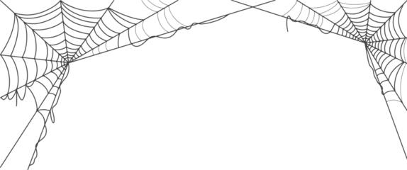 Zelfklevend Fotobehang Spider web vector illustration © senimanto
