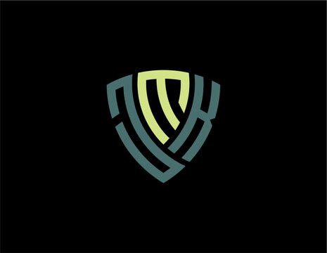 JMK creative letter logo design vector icon illustration