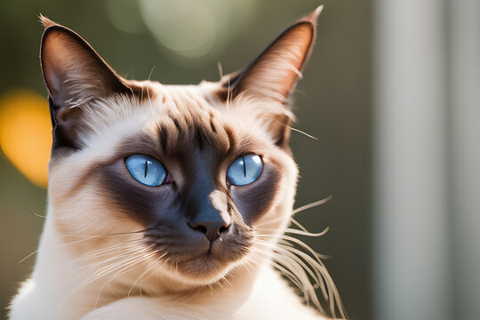 Popular Cat Portraits. Stunning photo of popular pet cat breeds