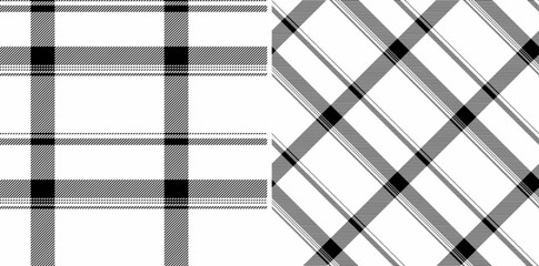 Textile background pattern of fabric texture plaid with a vector tartan check seamless.