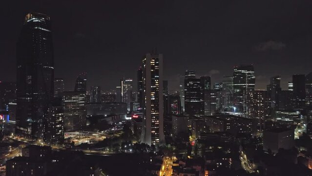 Soaring above, Paris' business district gleams, a nexus of trade and timeless architecture.
