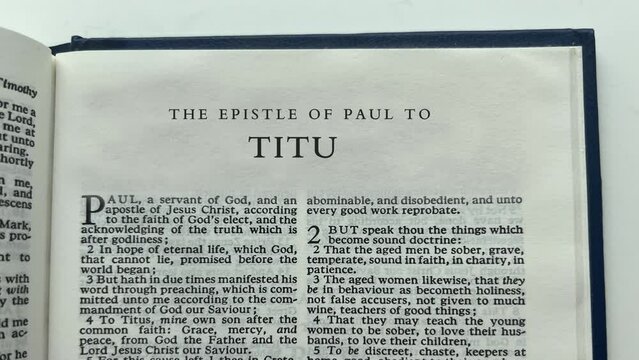 Titus, The Epistle Of Paul