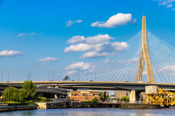Obraz premium Zakim Bridge in Boston