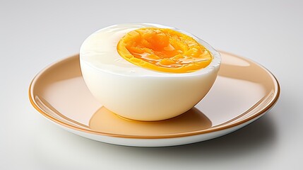 boiled egg in a cup