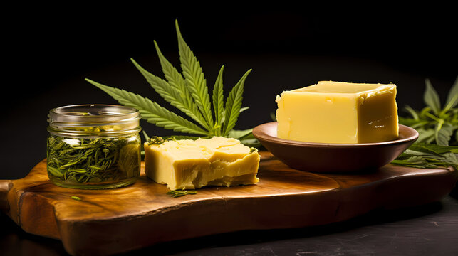 Closeup Cannabis Edibles-Cannabis Infused Butter