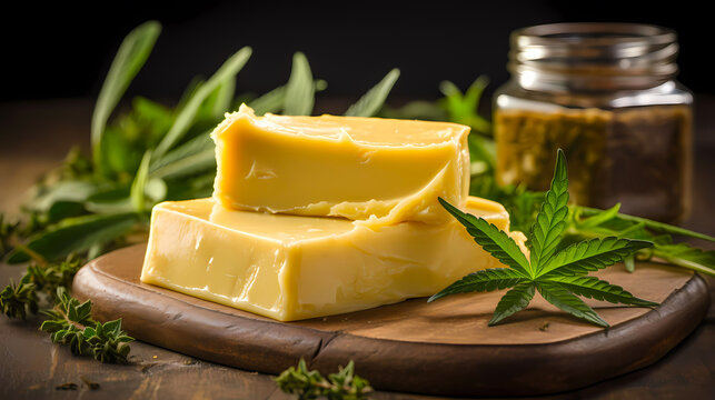 Closeup Cannabis Edibles-Cannabis Infused Butter
