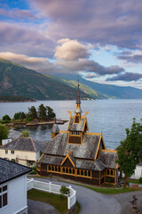 St. Olaf's Church, built in 1897, is an Anglican church located Balestrand, Norway