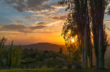 Atardecer desde poblado de La Rachita