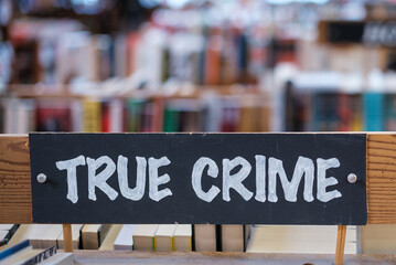 True Crime Bookstore Section - 648956141