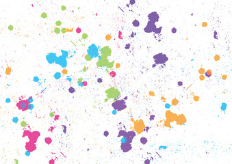 Abstract vector splatter color isolate background design. illustration vector design.