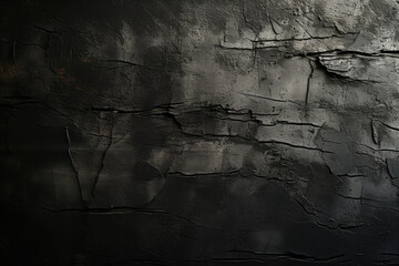 Black wall texture rough background dark concrete floor or old grunge background with black