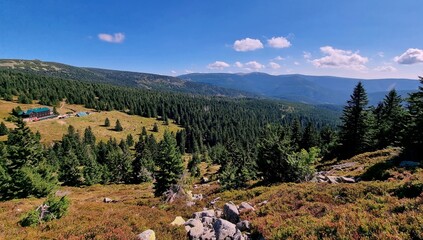 An amazing view in the Karkonosze Mountains