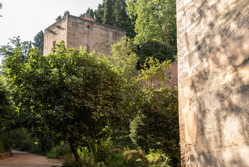 Cuesta de los Chinos or Rey Chico in the Alhambra in Granada