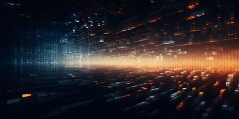 Generative AI motion blur background