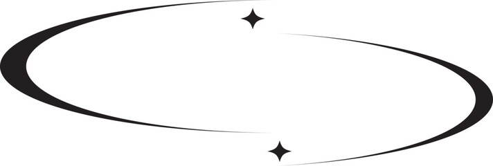 Modern minimalist aesthetic line elements