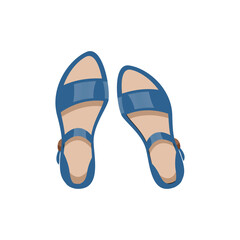 flip flops isolated on white