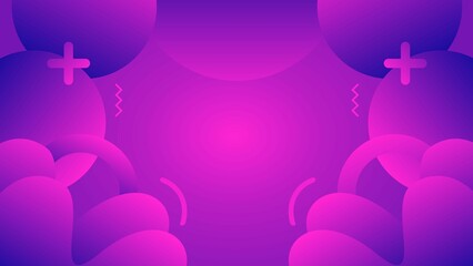 Liquid purple gradient color abstract background design. Fluid gradient composition