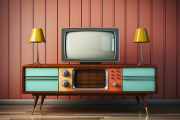 Old fashion retro television