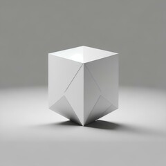 3d render of a cube