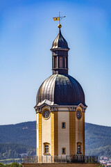 Turmkopf der Michaeliskirche in Ohrdruf