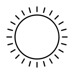 sun icon high quality black style pixel perfect