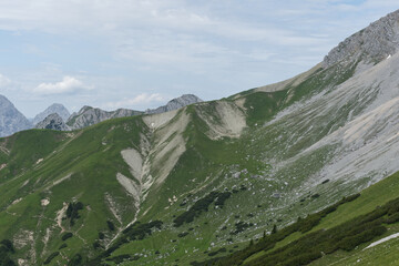 Landscape from the Alps mountains, Tyrol, Austria. Landscape with stone mountains.: Landscape in the mountains