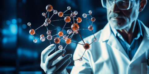 Molecular Frontiers: Doctor Interacting with 3D Structures