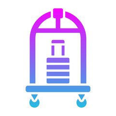 Luggage Cart Icon