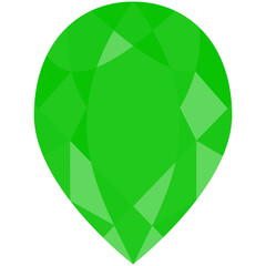 Green gemstone