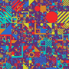 abstract geometric color background texture illustration