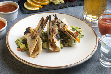 Tacos tortilla de harina