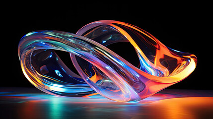 The Ethereal Aura of Psychedelic Dreams: Abstract Glass Sculptures