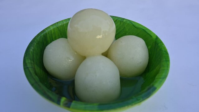 Indian Sweets Rasgulla.
This sweet originated in West Bengal, India. Other names for the dish include, Rasagulla,&nbsp;Rossogolla, Roshogolla,&nbsp;Rasagola, Rasagolla. Most popular sweet of all over India.