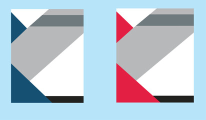 Business flyer design shape template

